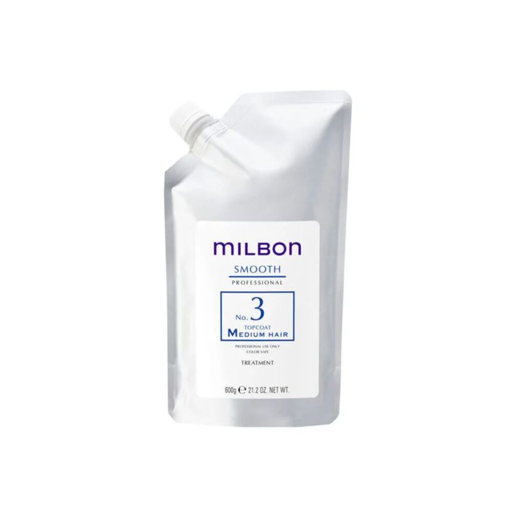 Milbon Smooth Smoothing # 3 Medium Hair Topcoat Treatment 21.2 oz